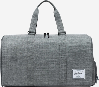 Herschel Travel bag 'Novel' in mottled grey / Black / White, Item view