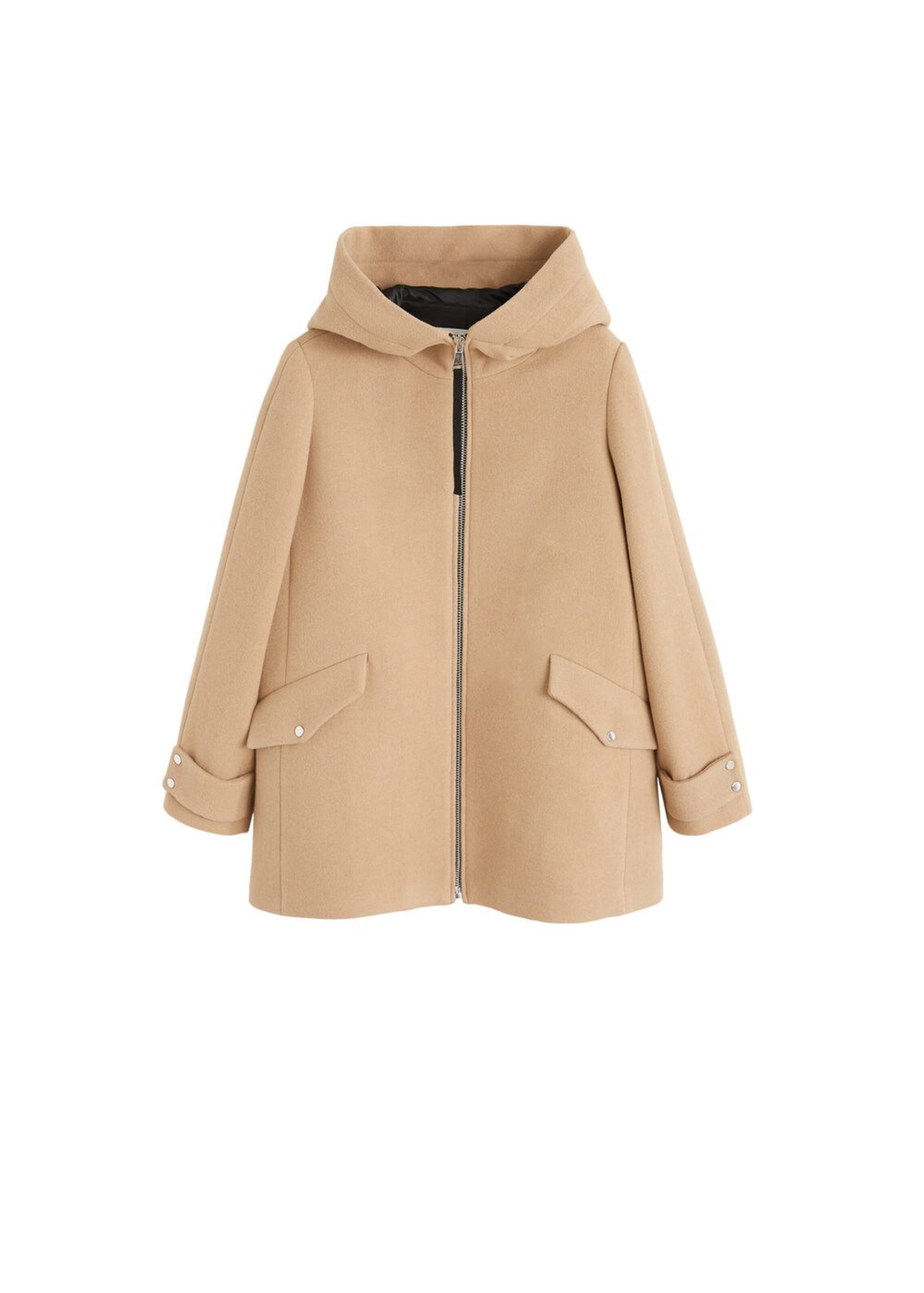 MANGO - Mantel 'Audrey' in beige