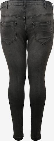 Zizzi Slimfit Jeans in Grijs: terug