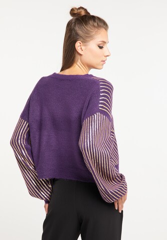 taddy Pullover 'At night' in Lila