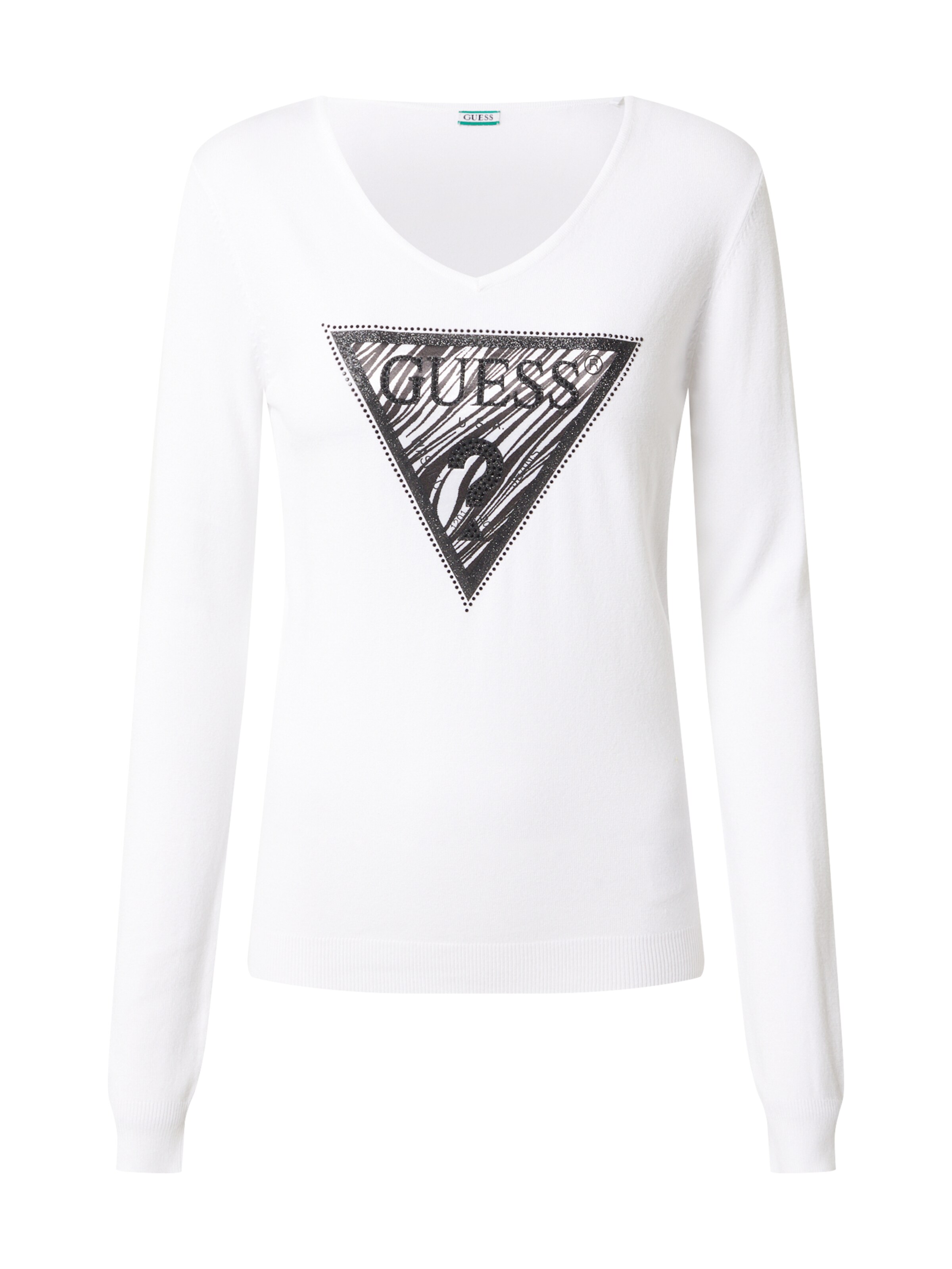 white guess sweatshirt