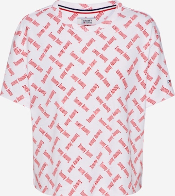 Tommy Jeans T-shirt i vit: framsida