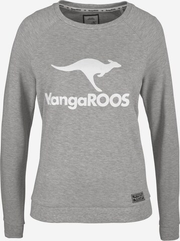 KangaROOS Sweatshirt in Grey: front