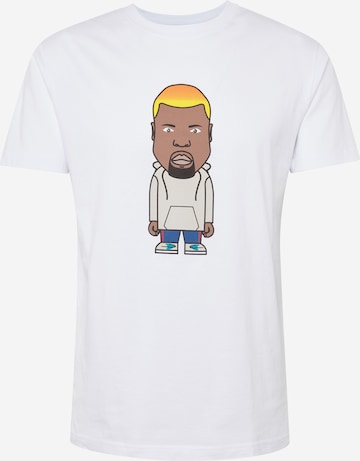 T-Shirt 'Name One' Mister Tee en blanc : devant