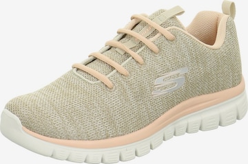 SKECHERS Низкие кроссовки в Бежевый: спереди