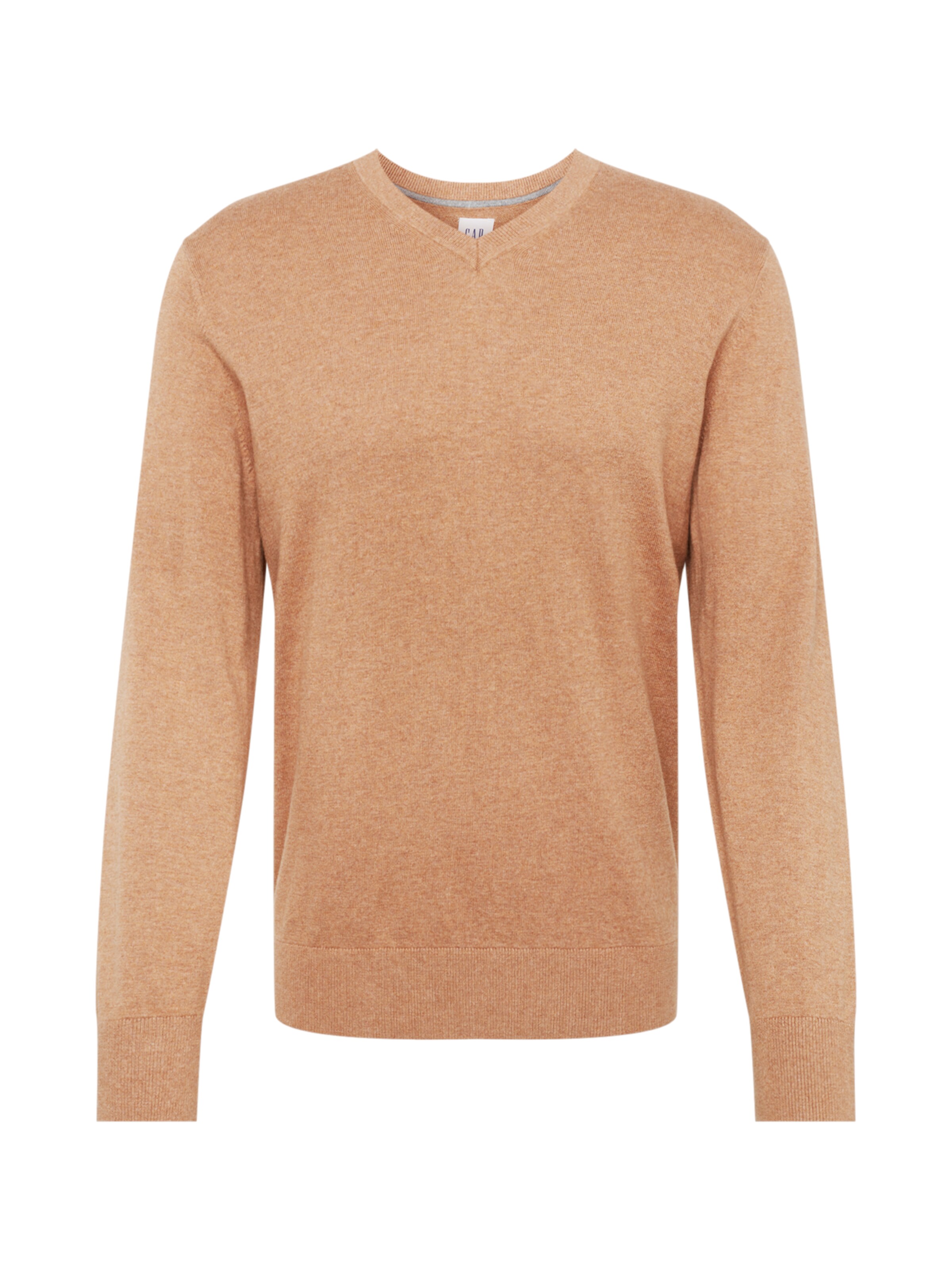 GAP - Trui 'MAINSTAY V NECK' in de kleur Camel