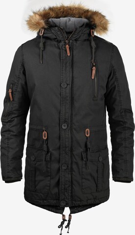 !Solid Winter Parka 'Clark' in Black: front