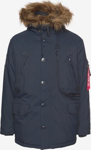 Parka invernale 'Polar' di ALPHA INDUSTRIES in blu: frontale