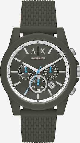 ARMANI EXCHANGE Uhr in Schwarz: predná strana