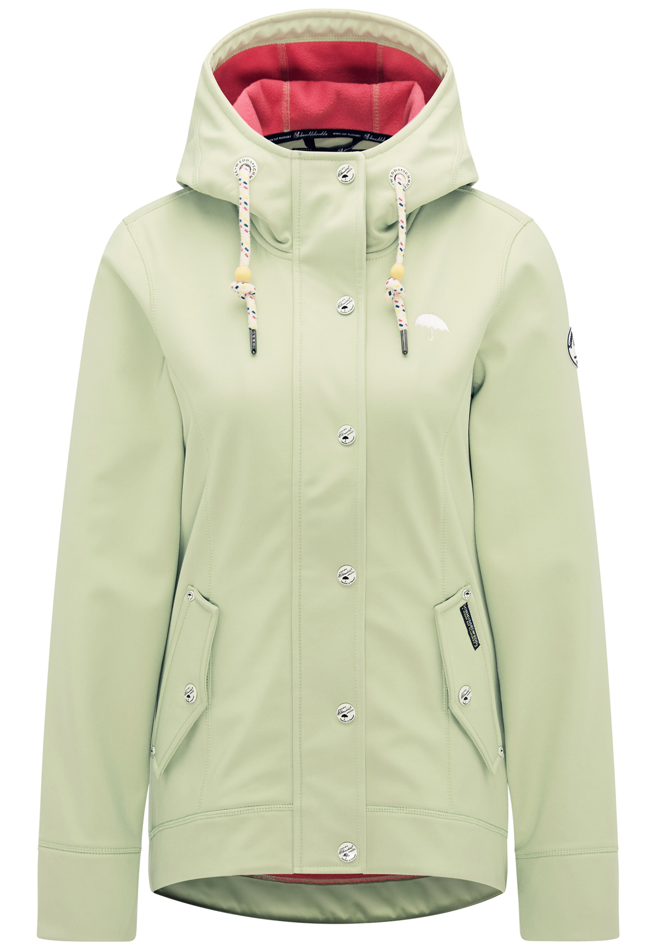 Schmuddelwedda - Trendiger Softshell Anorak in grün