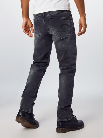 G-Star RAW Regular Jeans '3301 Straight' in Schwarz: zadná strana