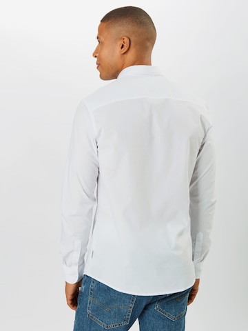 Only & Sons - Ajuste estrecho Camisa 'Sane' en blanco