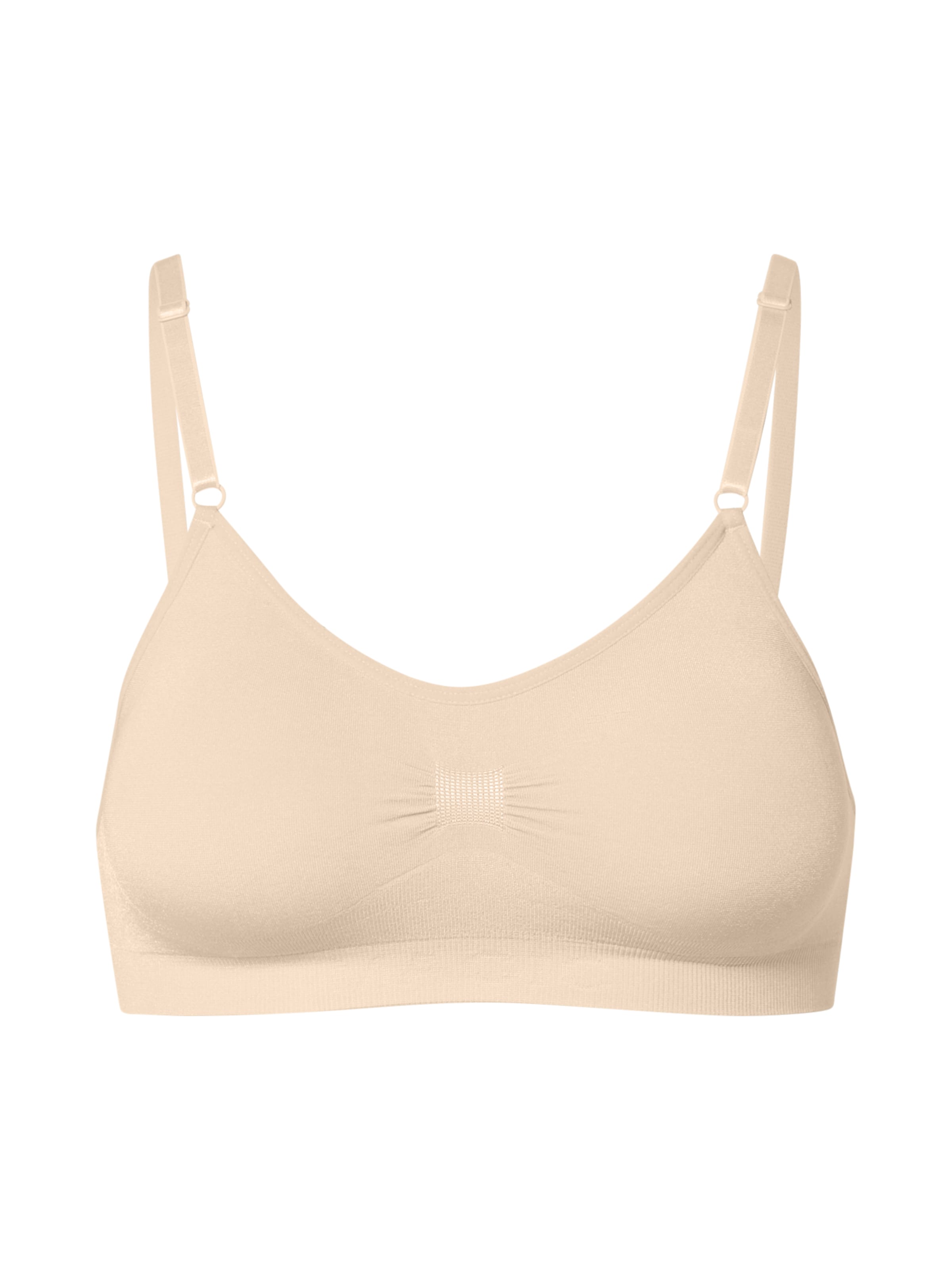 MAGIC Bodyfashion Bralette Bra in Beige: front