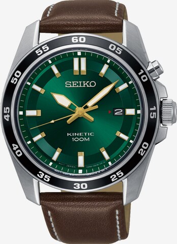 SEIKO Uhr 'Kinetic SKA791P1' in Braun: predná strana