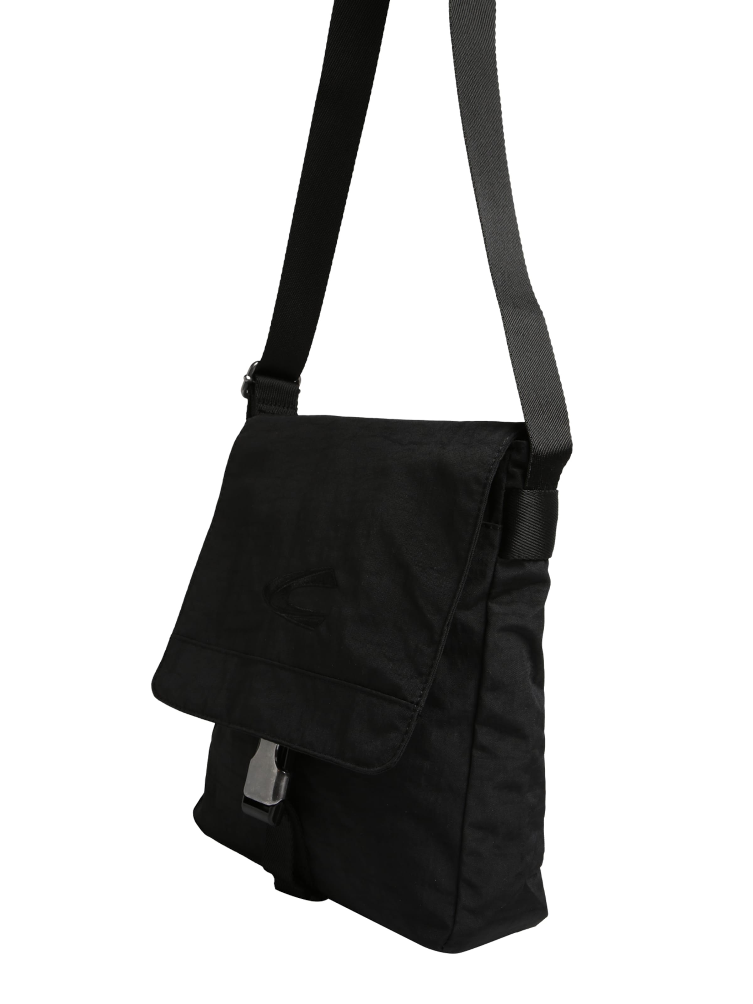 Sac à bandoulière 'Journey' CAMEL ACTIVE en noir : sur le côté