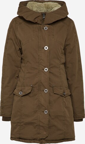 Urban Classics Winter coat in Green: front