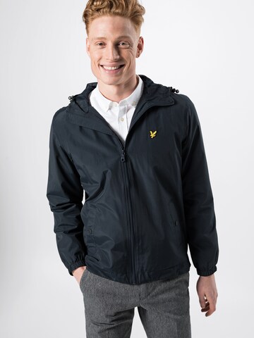 Veste mi-saison Lyle & Scott en bleu : devant