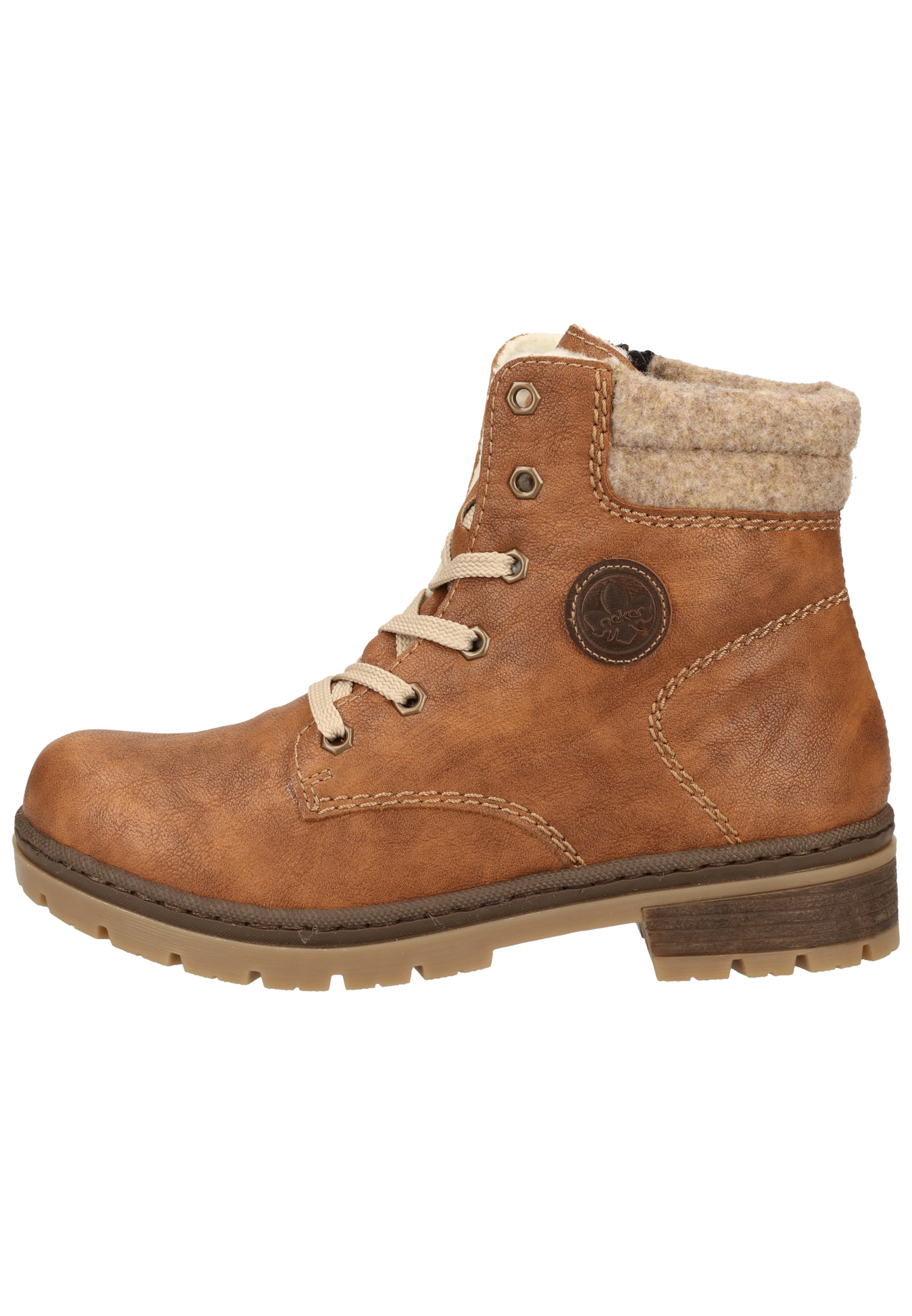 Rieker - Botim com fivela em castanho