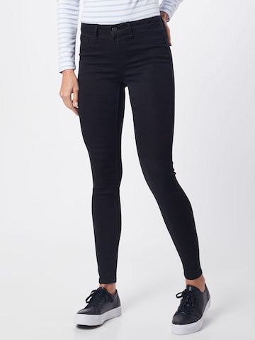 PIECES Skinny Jeans in Zwart: voorkant