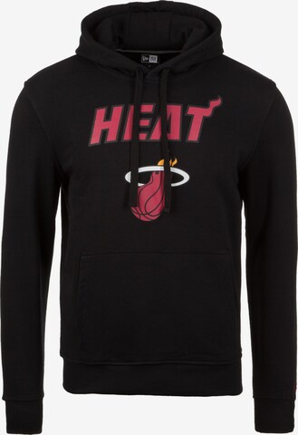 Sweat-shirt 'NBA Miami Heat' NEW ERA en noir : devant