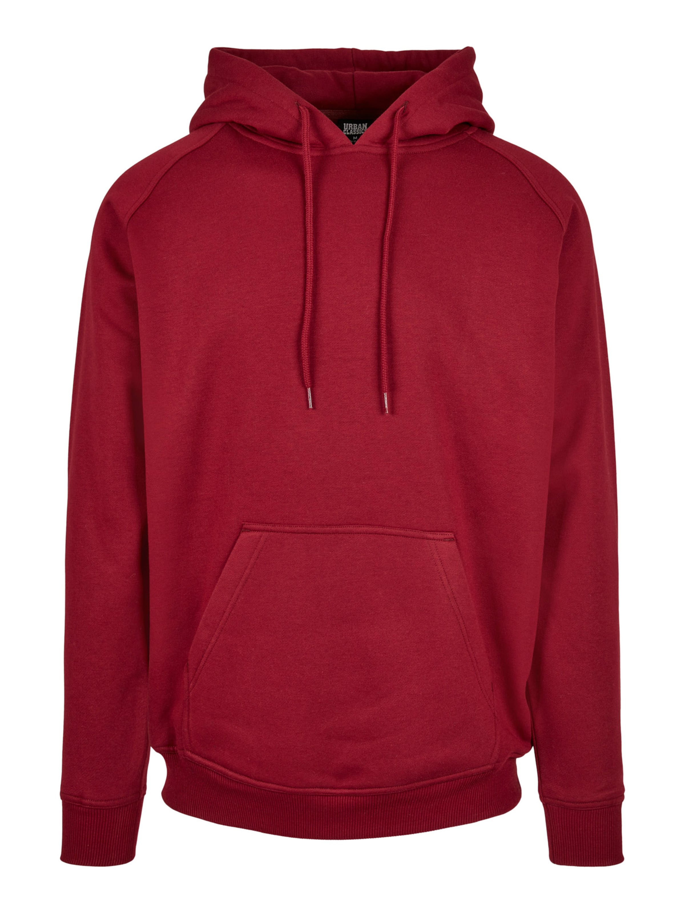 Urban Classics Sweatshirt in Red: front