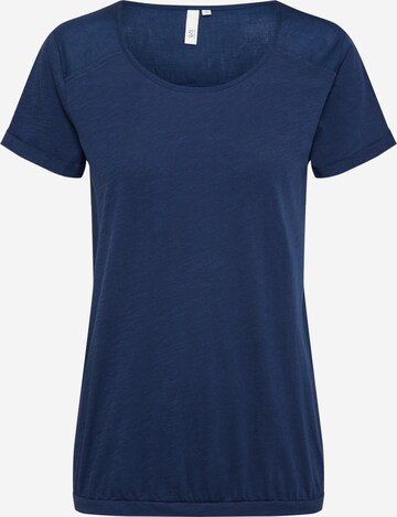 QS Shirt in Blauw: voorkant