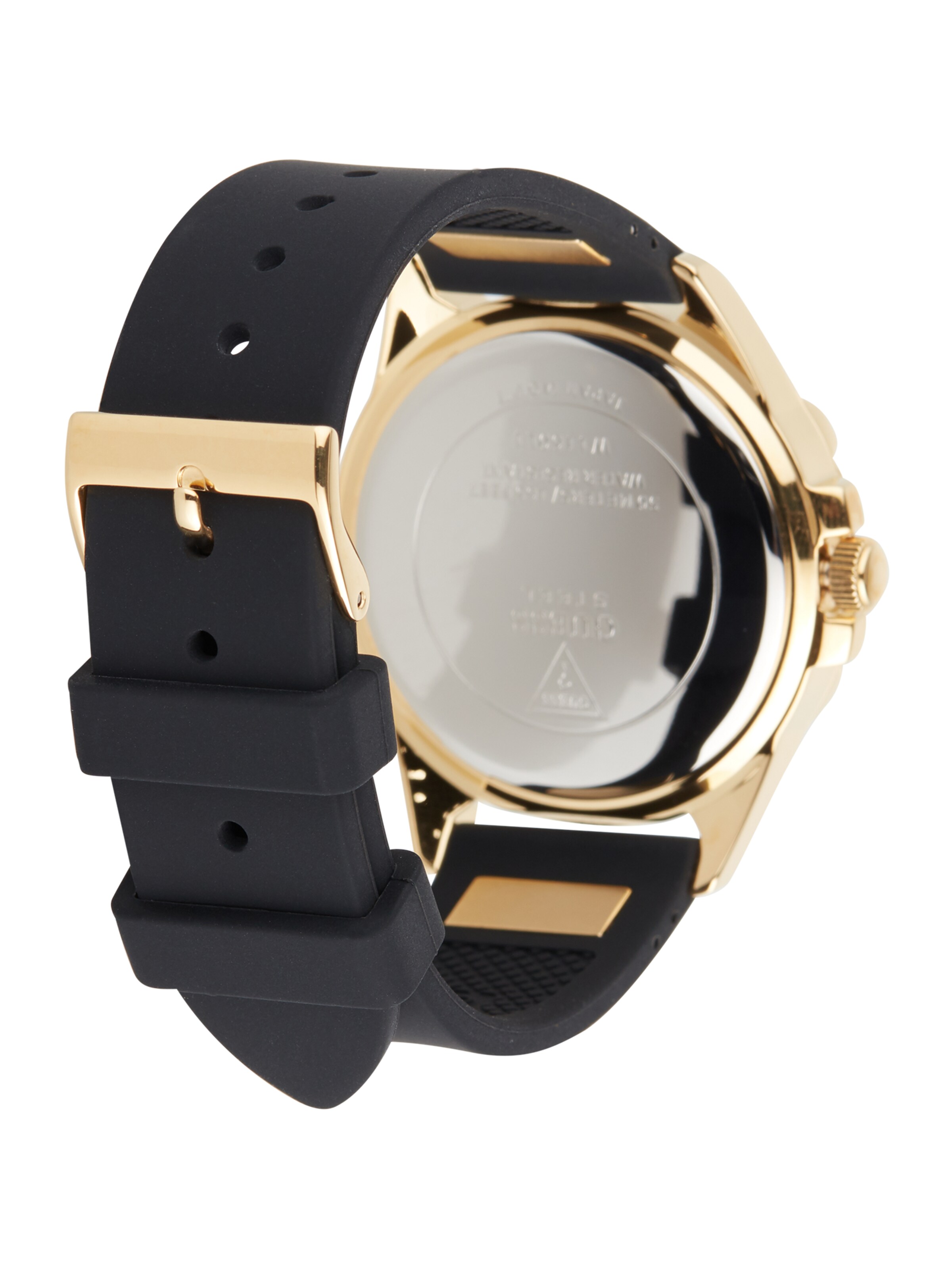 GUESS Analogna ura 'Frontier' | črna barva