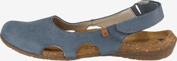 EL NATURALISTA Ballet Flats with Strap in Blue