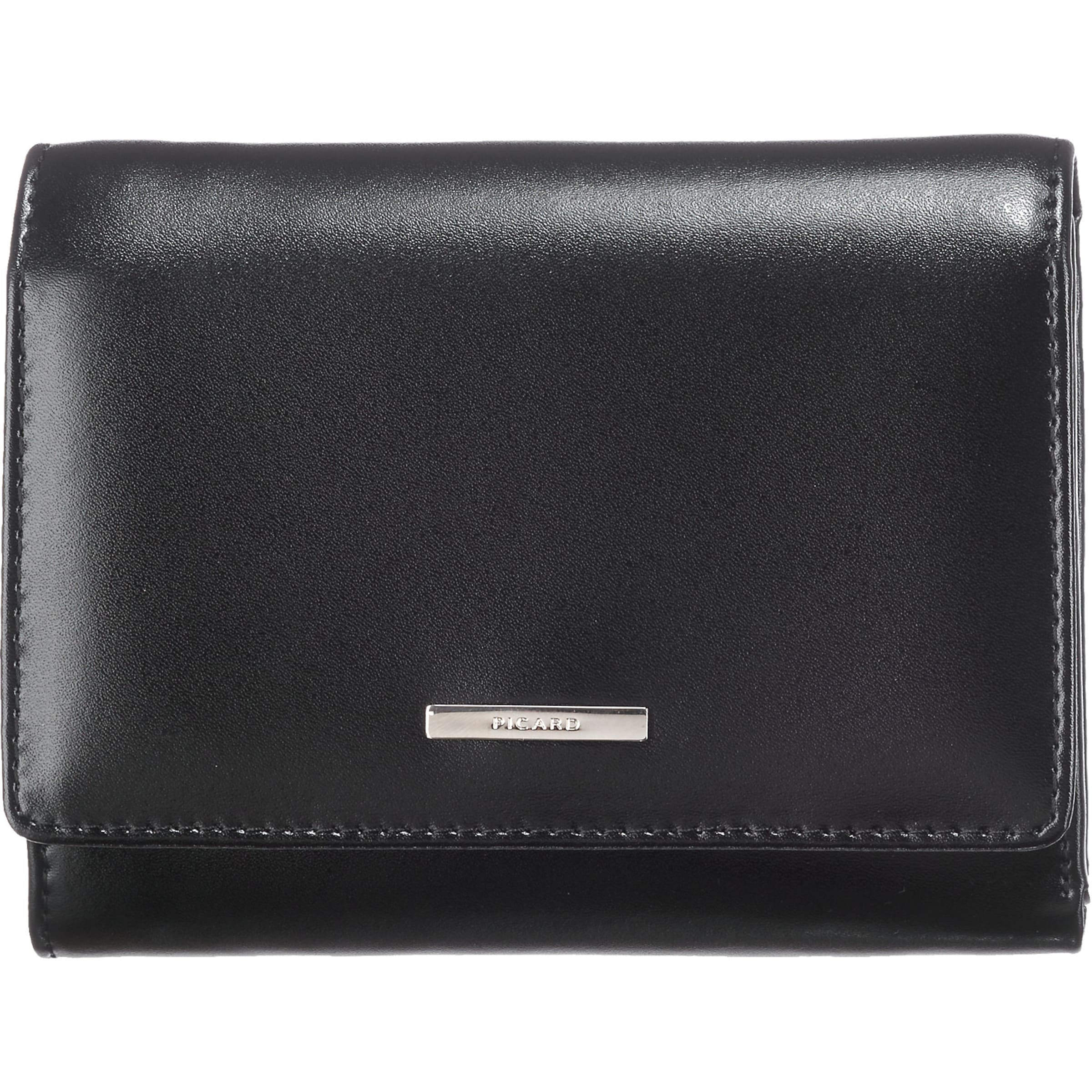 Picard Geldbörse 'Offenbach' in Schwarz: Vorderseite