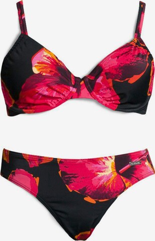 T-shirt Bikini di LASCANA in rosso: frontale