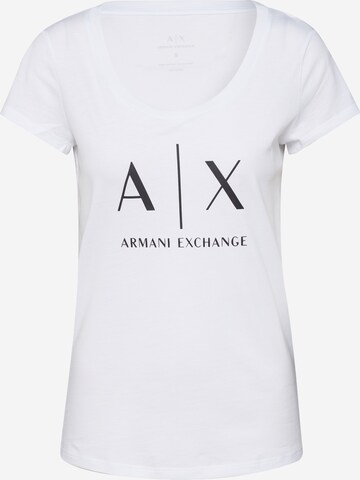 ARMANI EXCHANGE Футболка '8NYT70' в Белый: спереди