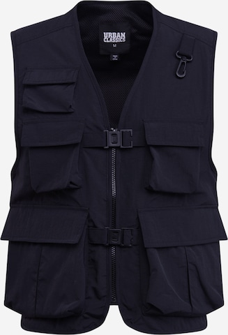 Coupe regular Gilet Urban Classics en noir : devant