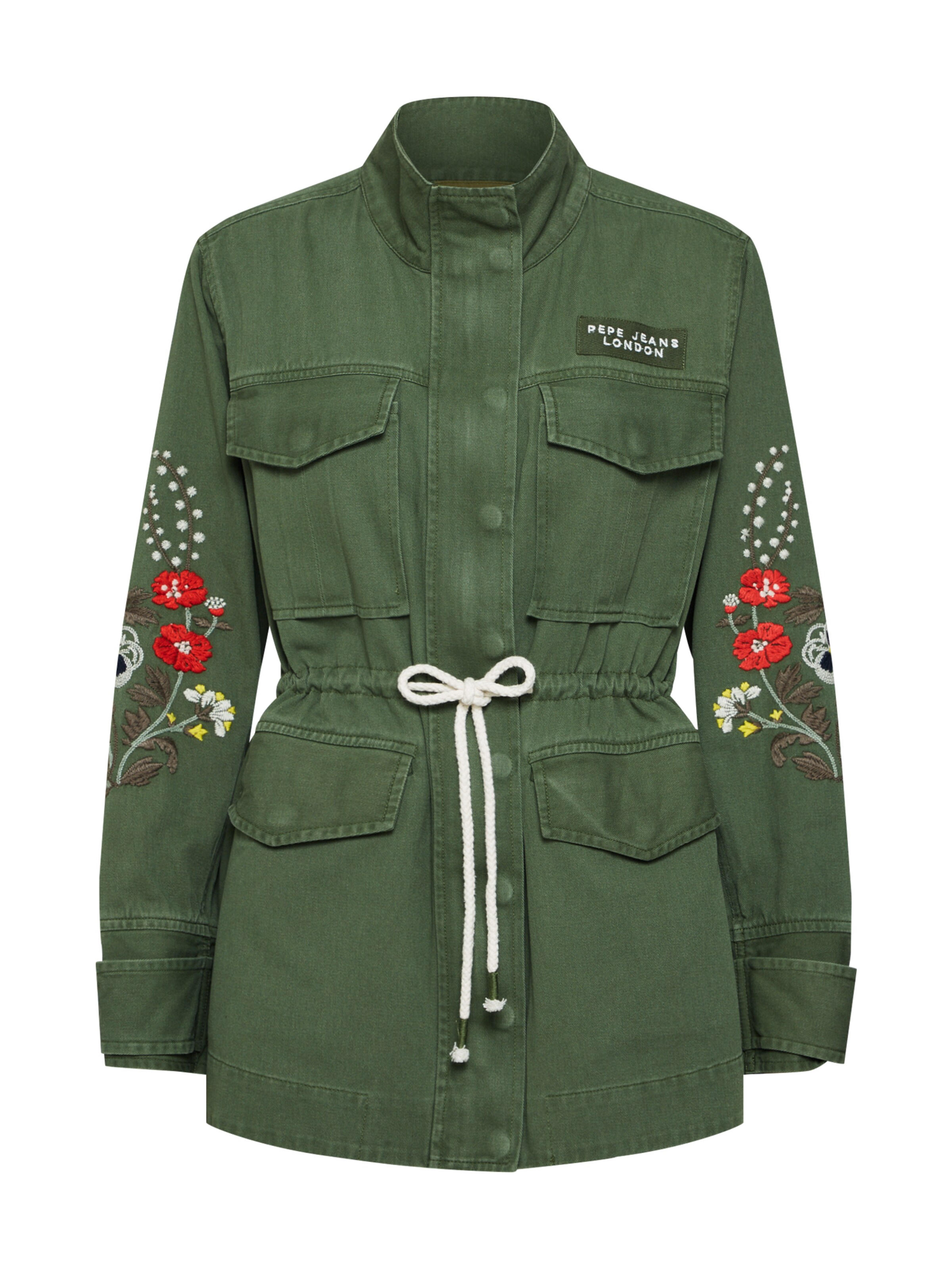 Pepe Jeans - Tussenjas 'ADAI' in de kleur Kaki