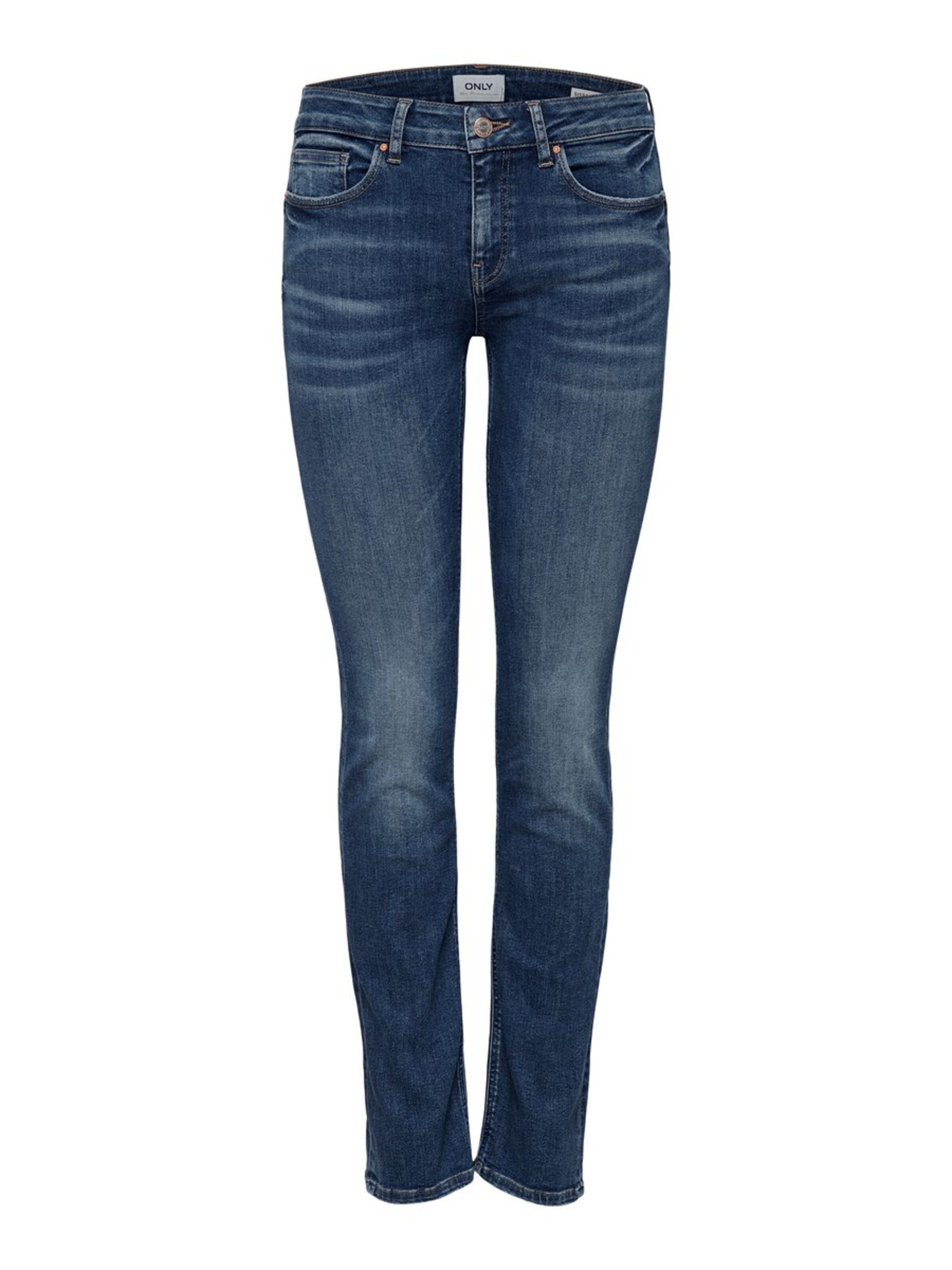 ONLY - Jeans 'Feva' in de kleur Blauw denim