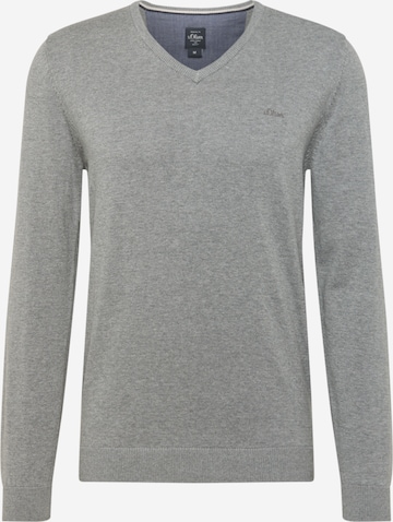 Pull-over s.Oliver en gris : devant