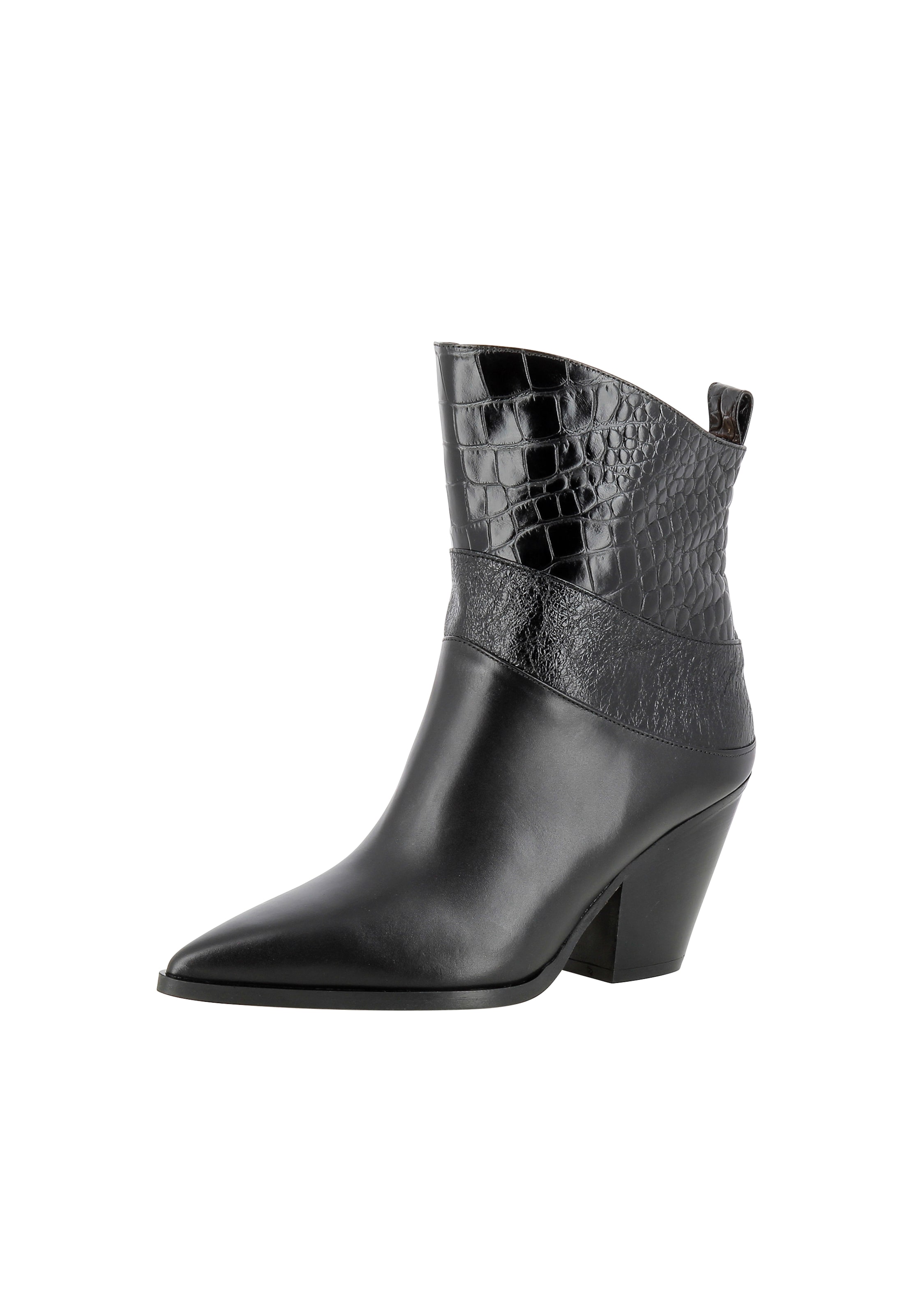 EVITA Enkellaarsjes in Zwart: voorkant