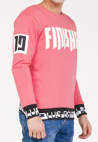 Sweat-shirt PLUS EIGHTEEN en rose