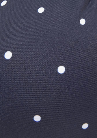 LASCANA Σουτιέν για T-Shirt Τοπ μπικίνι 'Sparkel' σε μπλε