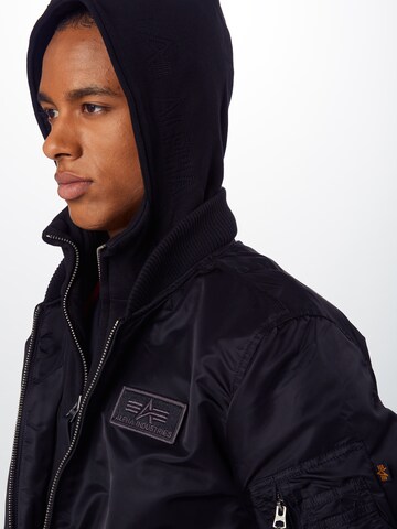 ALPHA INDUSTRIES Between-Season Jacket 'MA-1 D-Tec' in Black