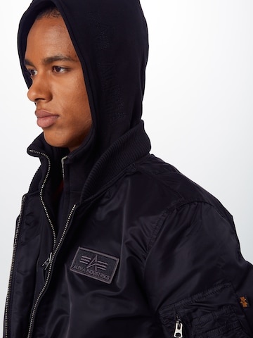 ALPHA INDUSTRIES Övergångsjacka 'MA-1 D-Tec' i svart