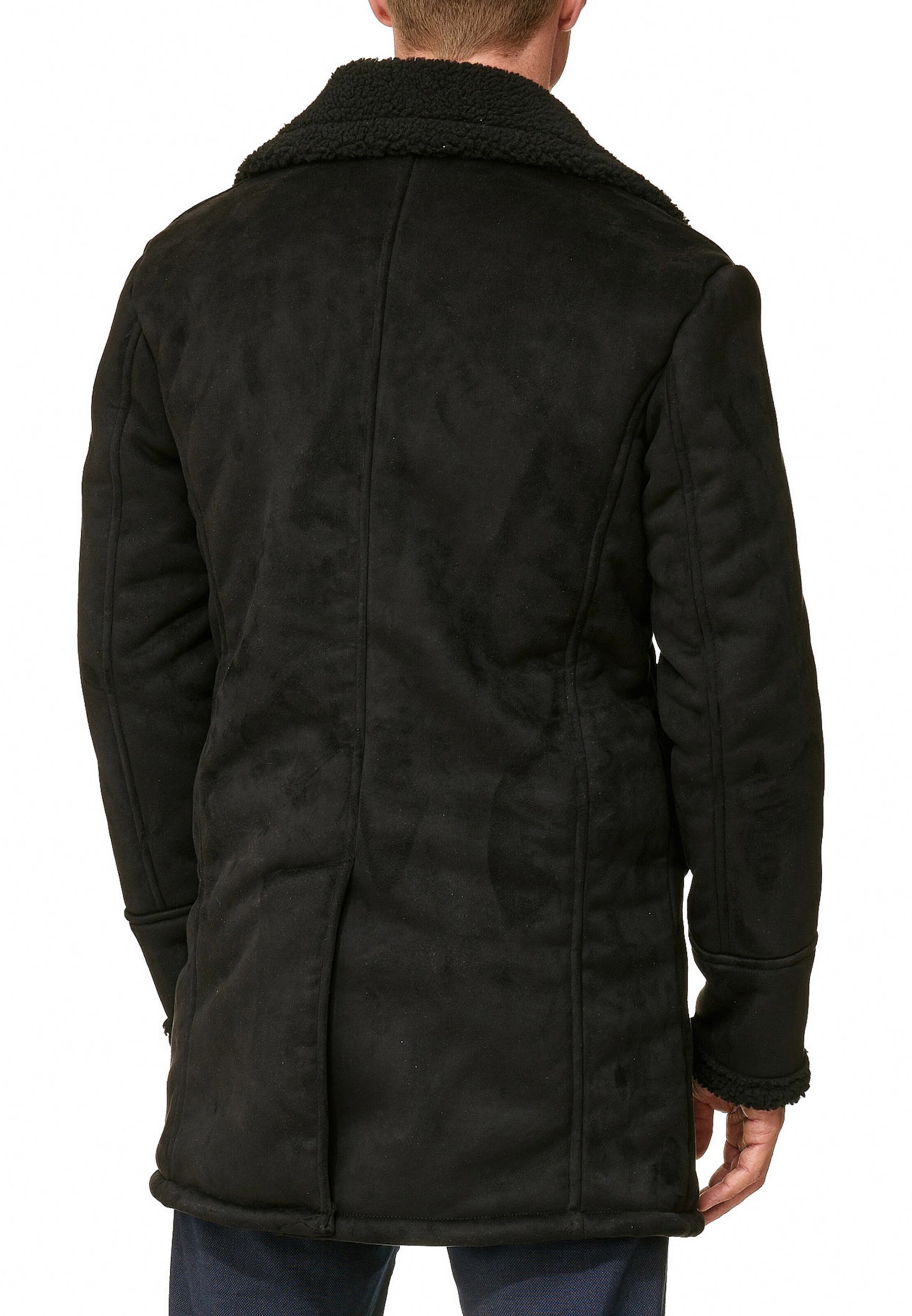 INDICODE JEANS Winterjas 'Barlow' in Zwart