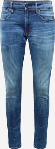 G-Star RAW Slimfit Jeans 'Revend' in Blauw: voorkant