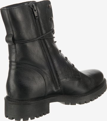 GEOX Schnürstiefelette in Schwarz