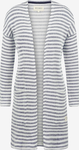 DESIRES Knit Cardigan 'Fee' in Blue: front