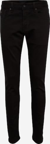 SCOTCH & SODA Slimfit Jeans in Zwart: voorkant