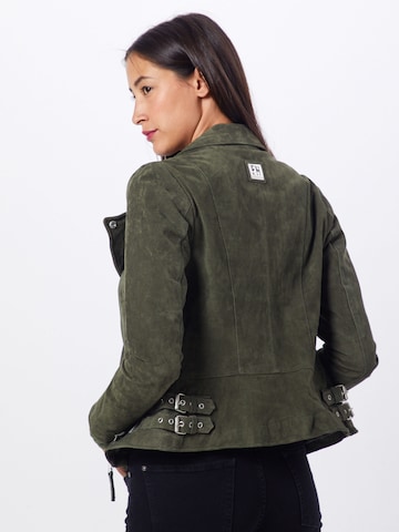 FREAKY NATION Between-Season Jacket 'Taxi Driver' in Green: back