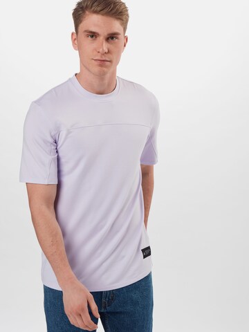 T-Shirt fonctionnel ADIDAS PERFORMANCE en violet : devant