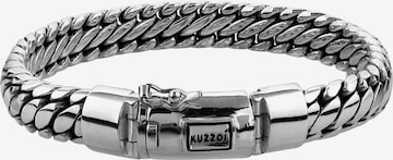 KUZZOI Bracelet 'Twisted' in Silver: front