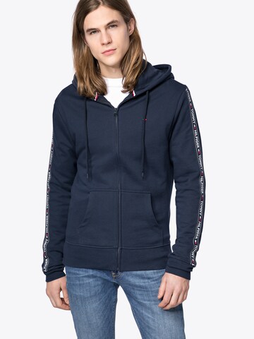 TOMMY HILFIGER Bluza rozpinana w kolorze niebieski: przód