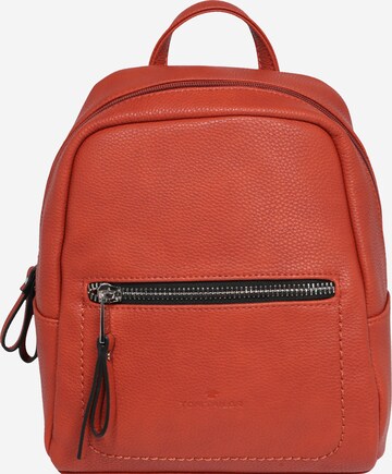 TOM TAILOR Backpack 'Tinna' in Orange: front